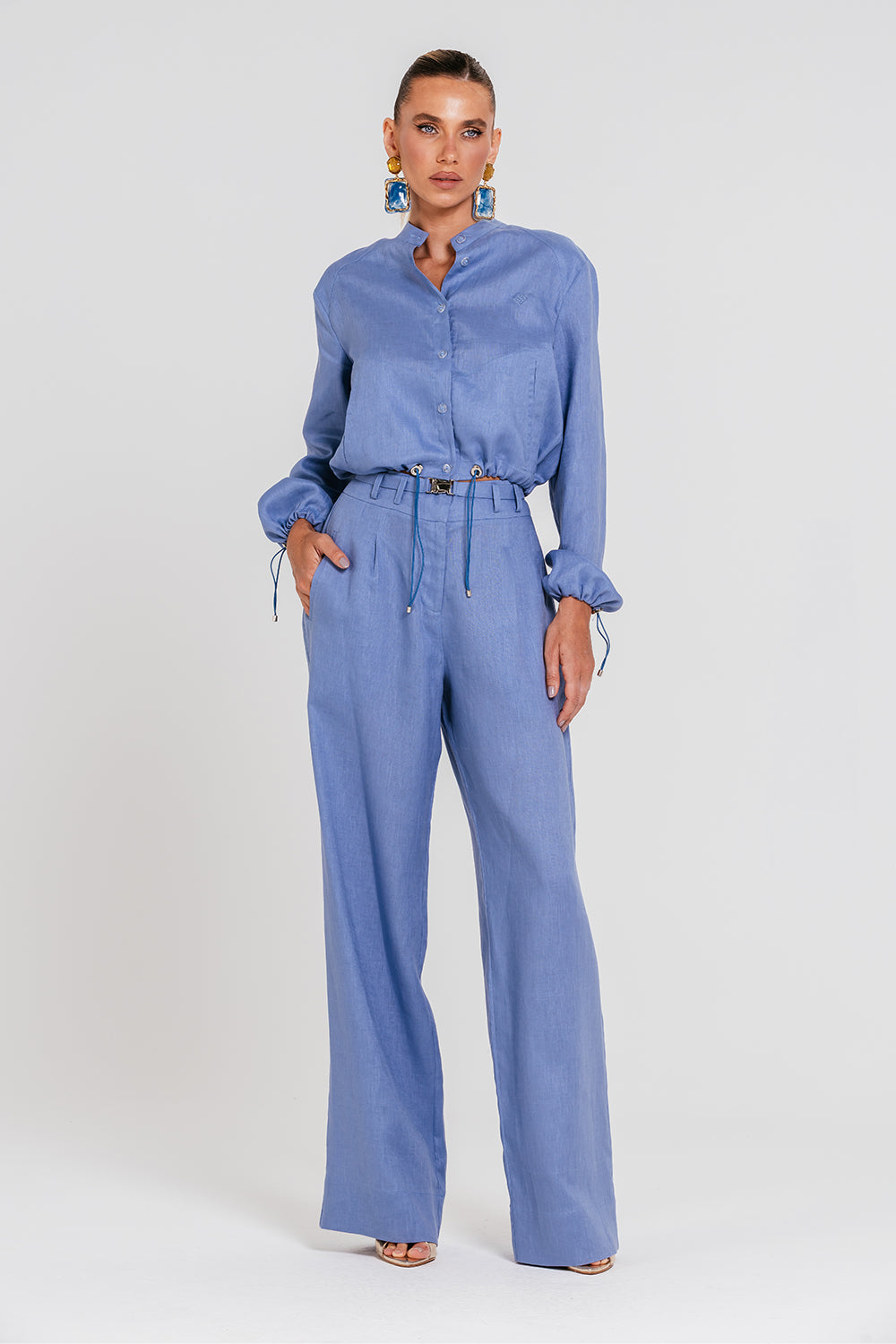 Camisa Kiara - Blues