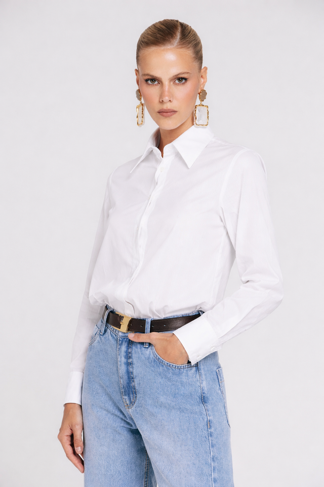 Camisa Larissa - Vanilla