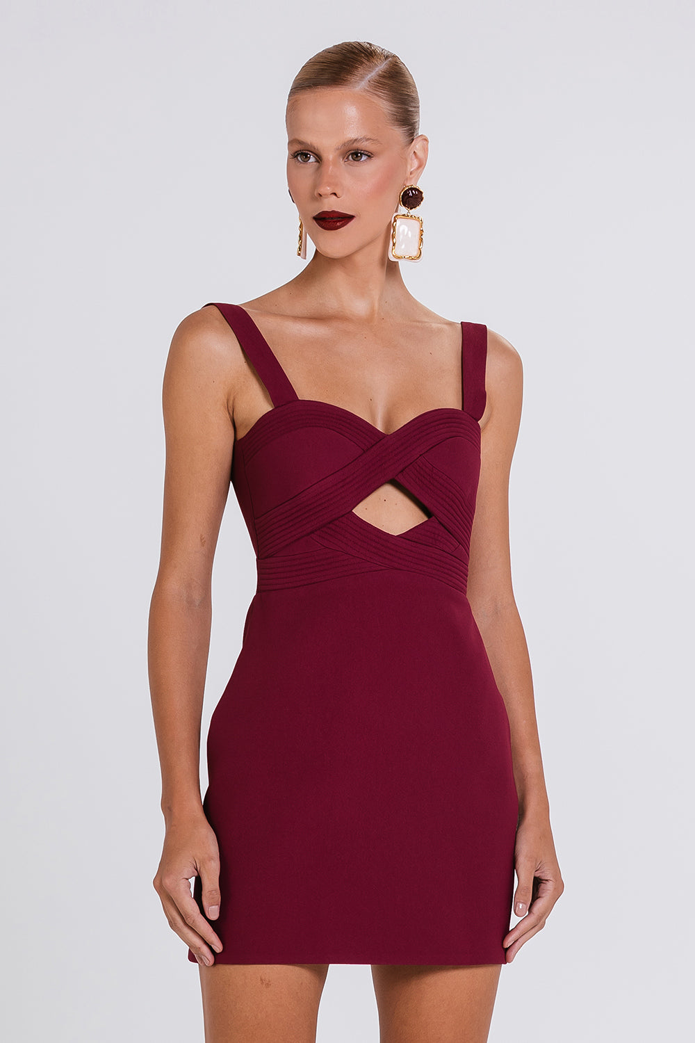 Vestido Caroline - Cabernet