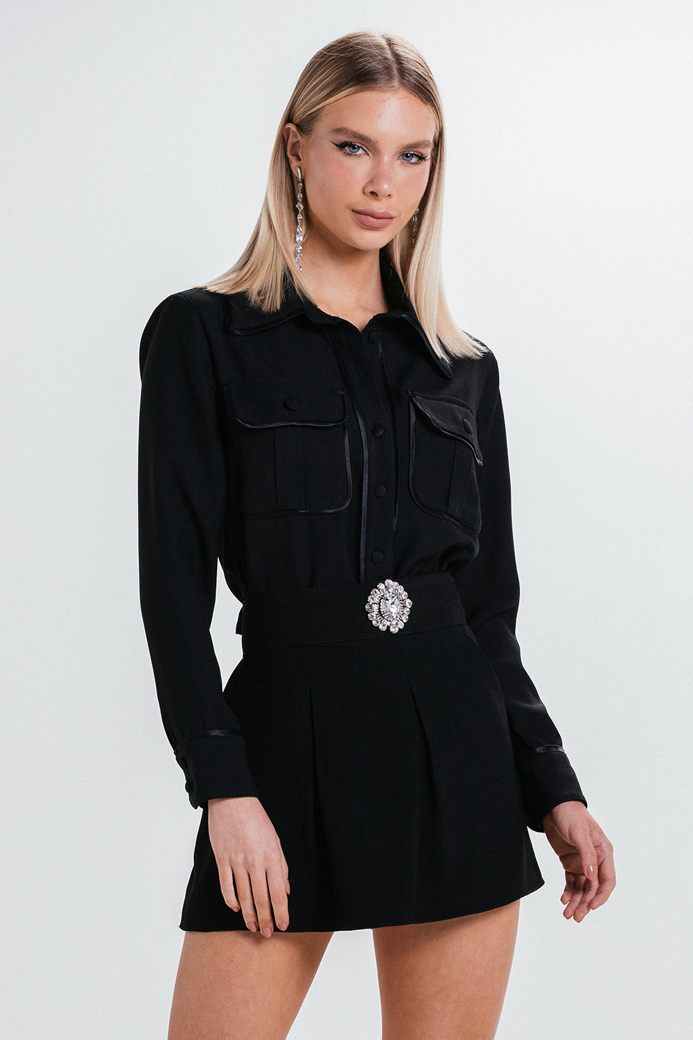 Short Saia Verena - Preto