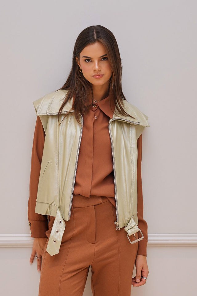 Camisa Cecilia - Chocolate