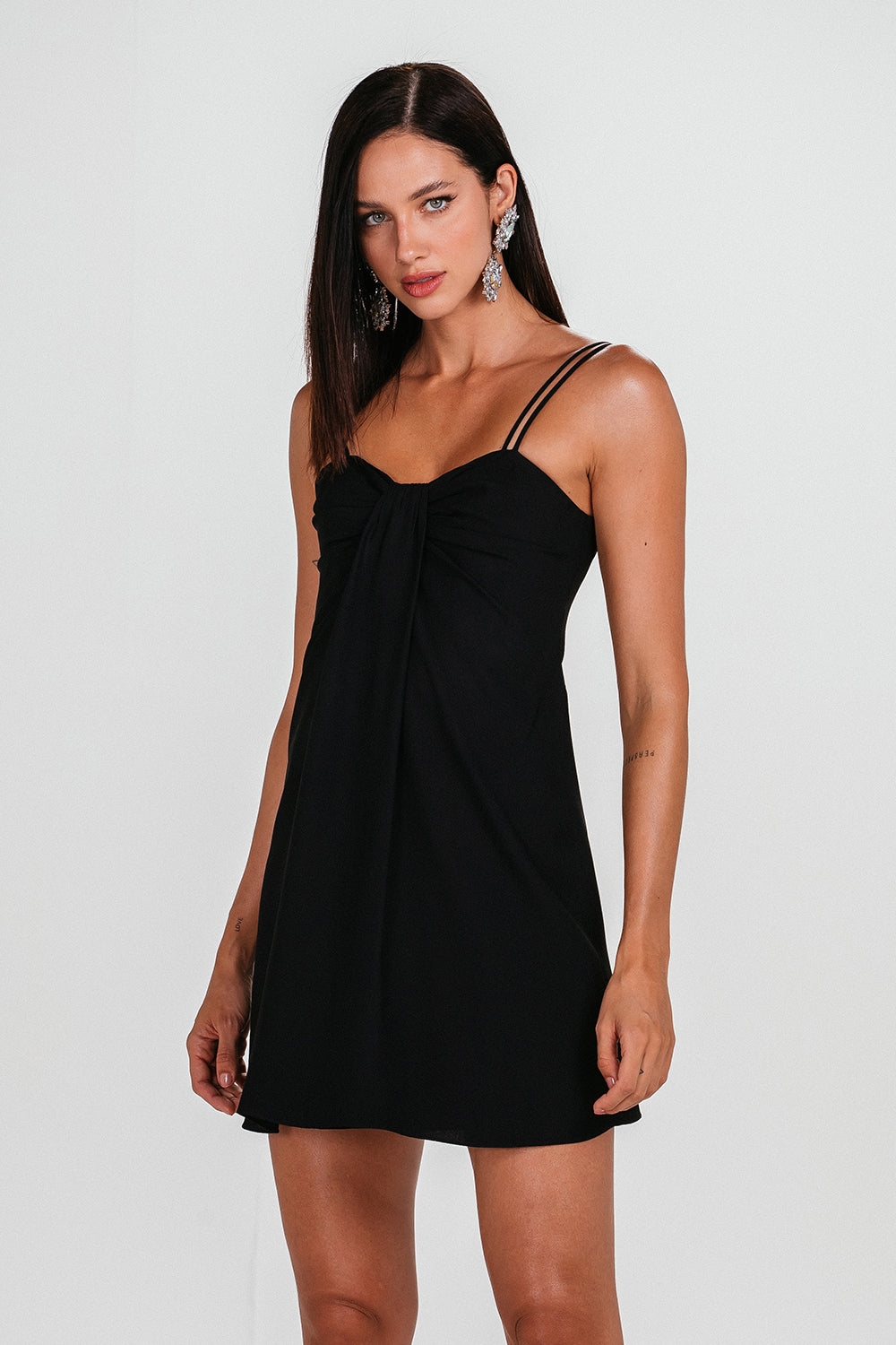 Vestido Ohara - Preto/vanilla