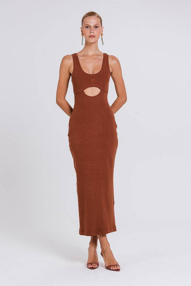 Vestido Canes - Chocolate