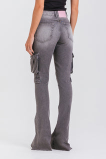 Calça Jeans Flora - Gray