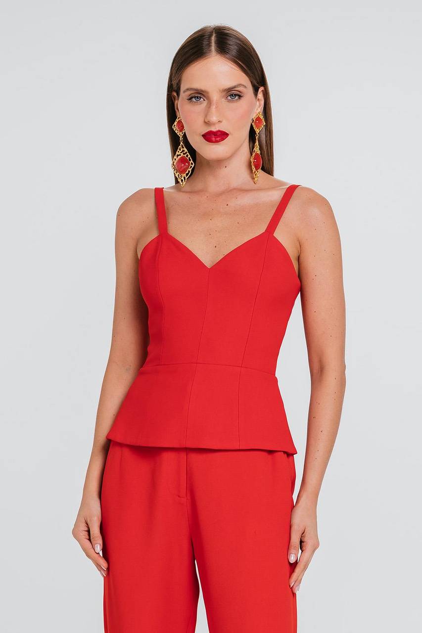 Top Antonella - Rouge