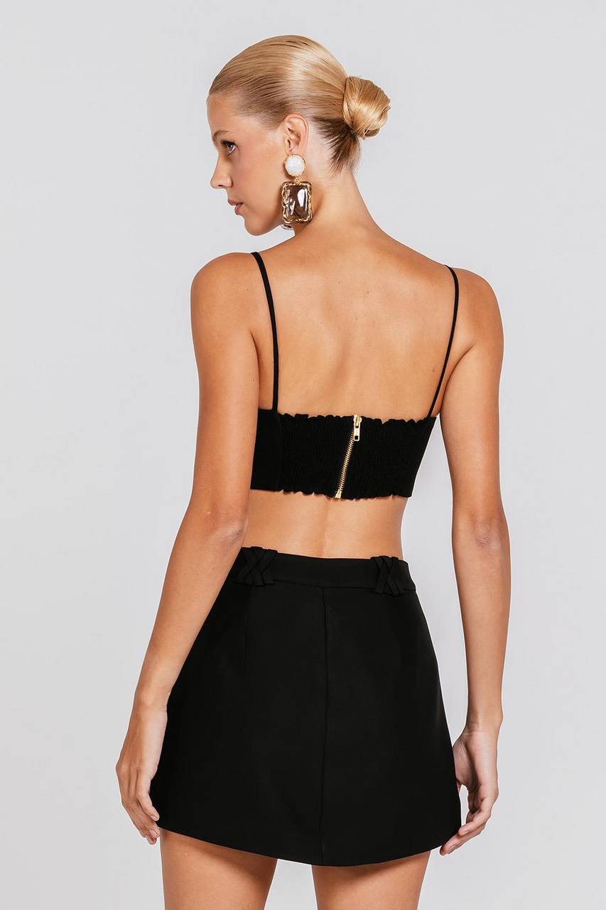 Short Saia Clara - Preto