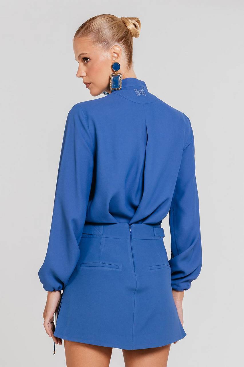 Camisa Michele - Blues