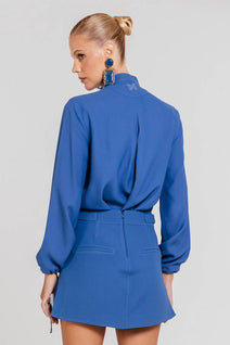 Camisa Michele - Blues