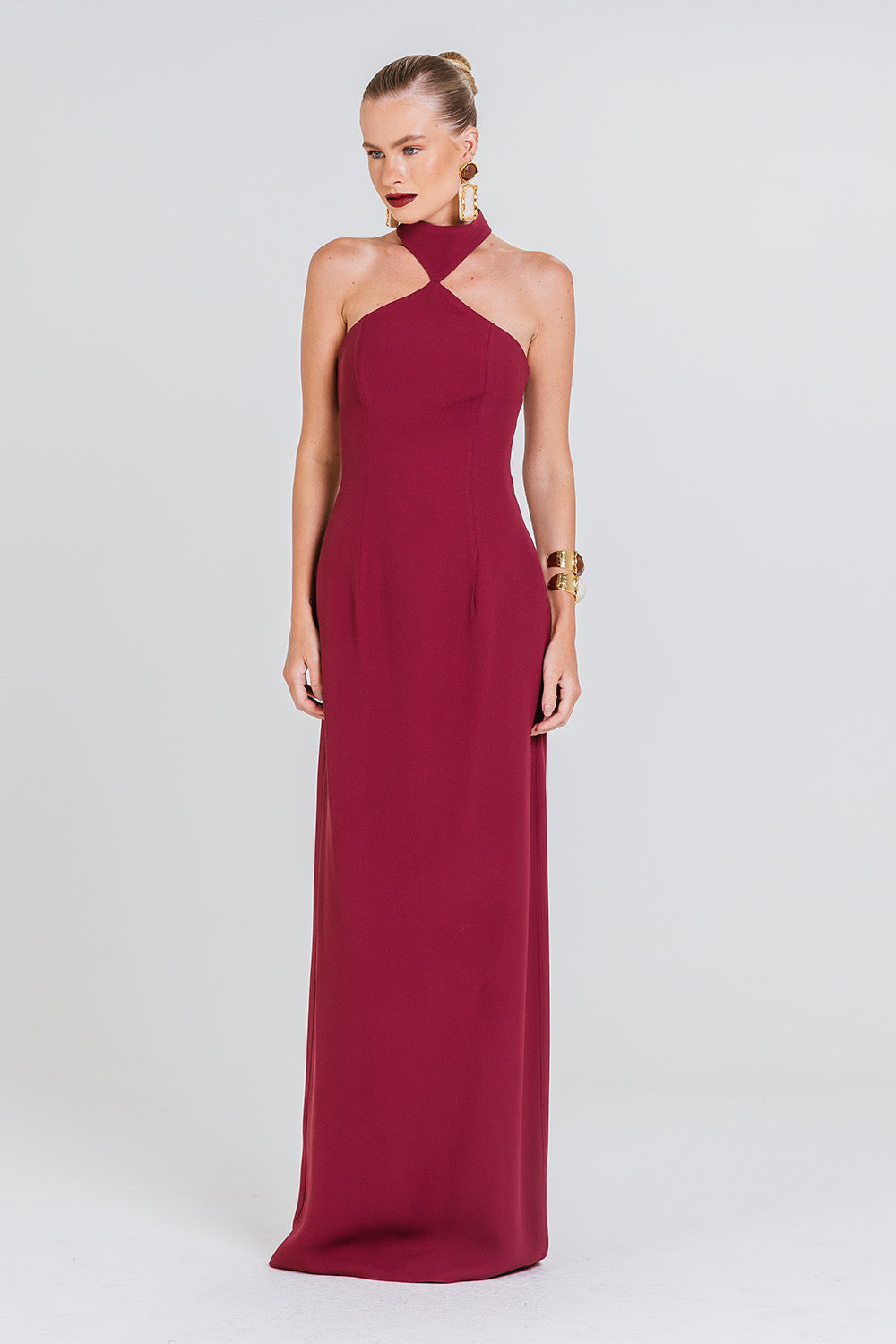 Vestido Deliane - Cabernet