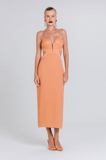 Vestido Meire - Terracota