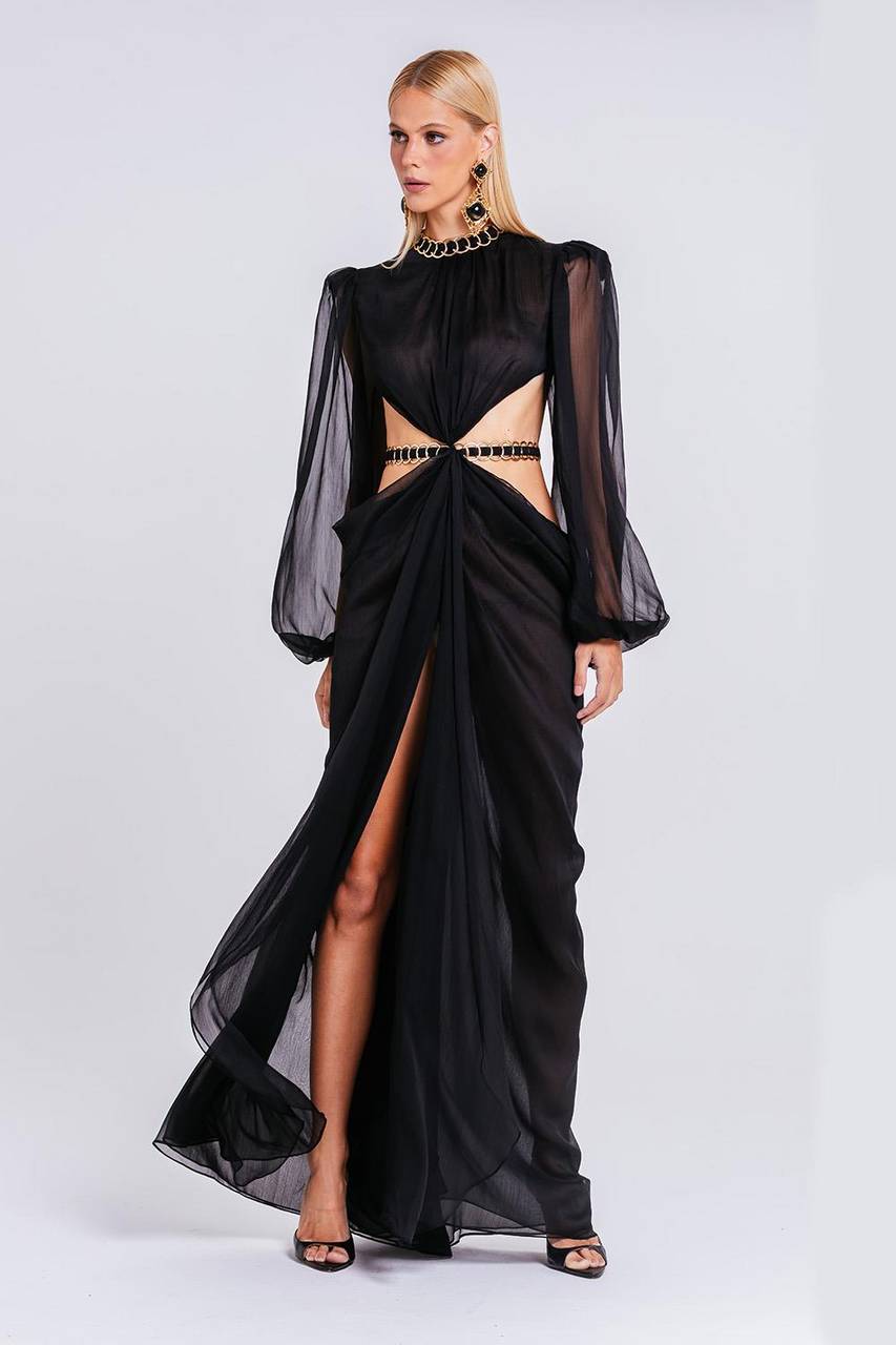 Vestido Atena - Preto