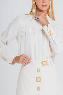Camisa Duda - Marfim