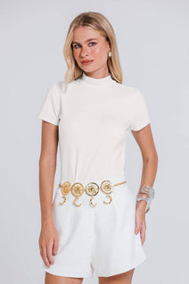 Blusa Vic - Areia