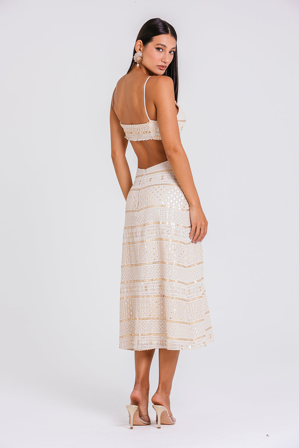 Vestido Laise - Areia