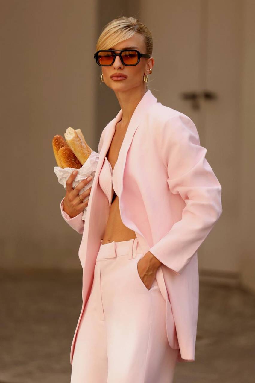 Blazer Ondulado - Blush