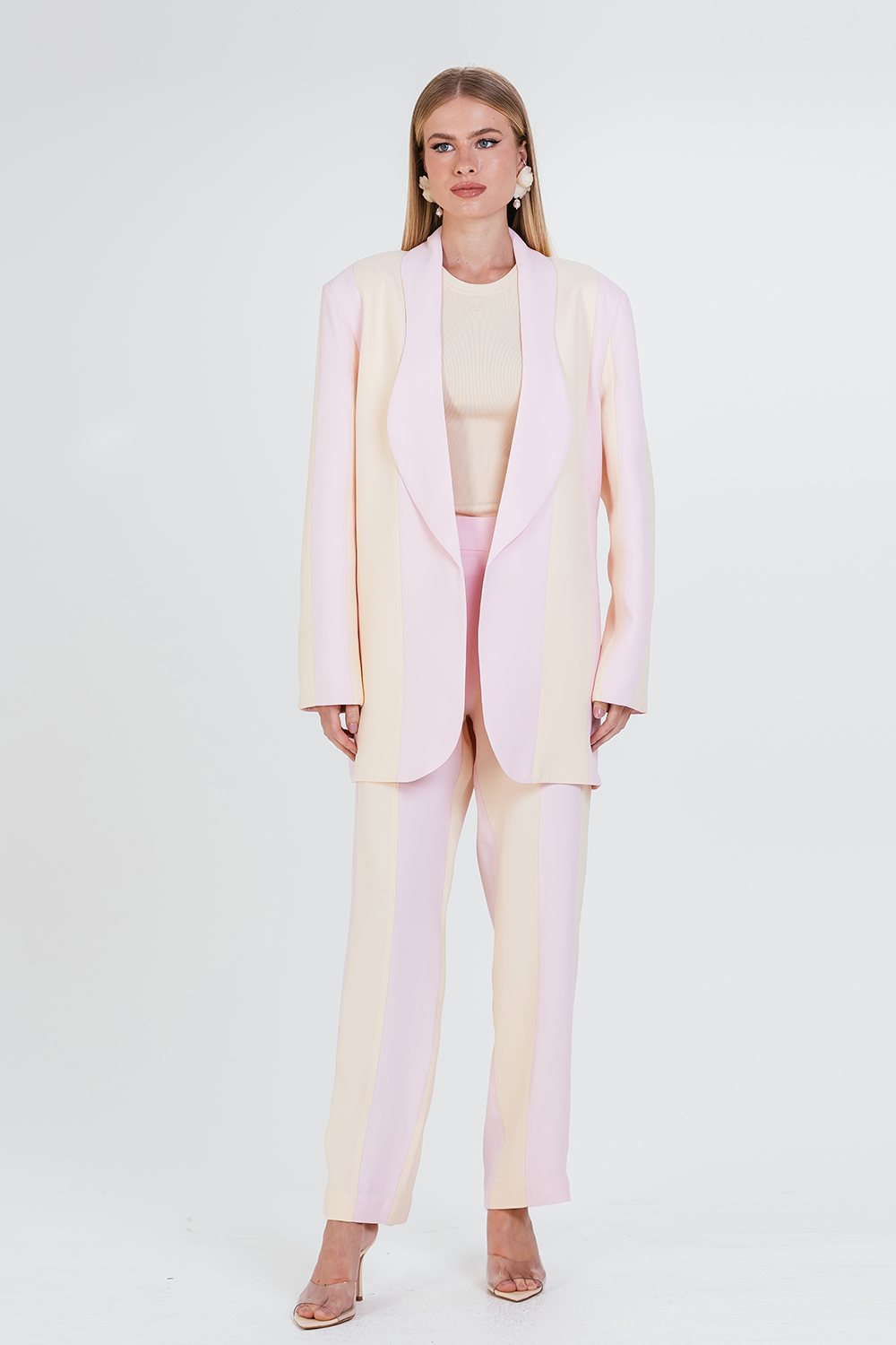 Blazer Onda - Banoffee/blush