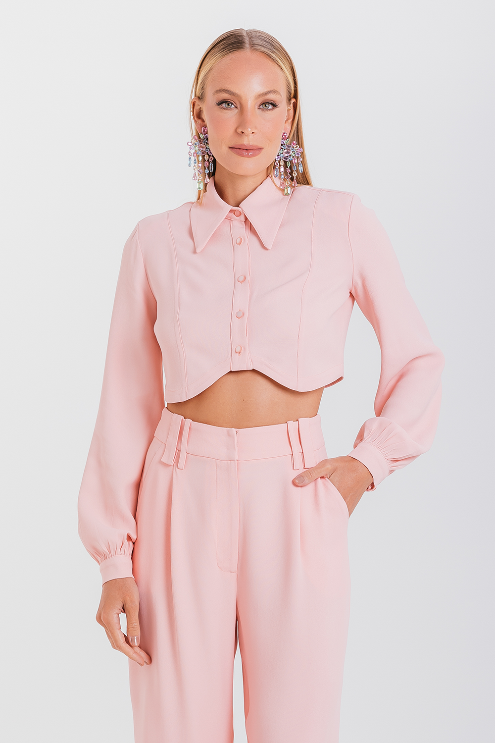 Camisa Julys - Peach
