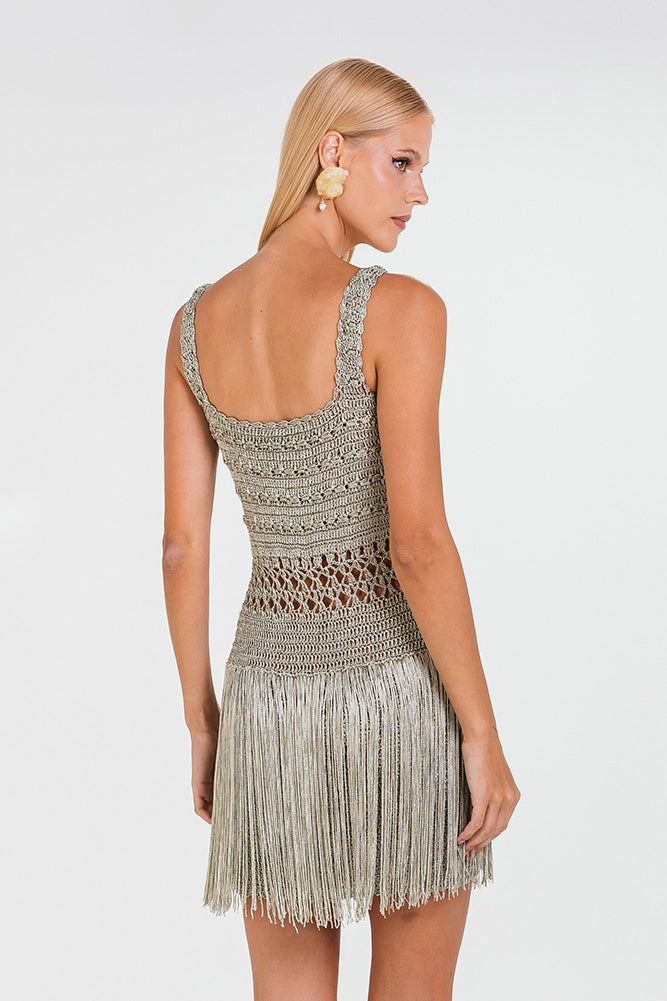 Vestido Croc - Pistache