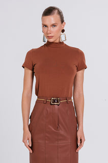Blusa Vic - Chocolate