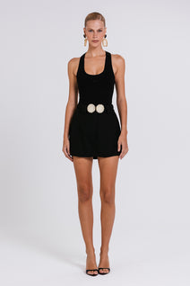Short Saia Solange - Preto