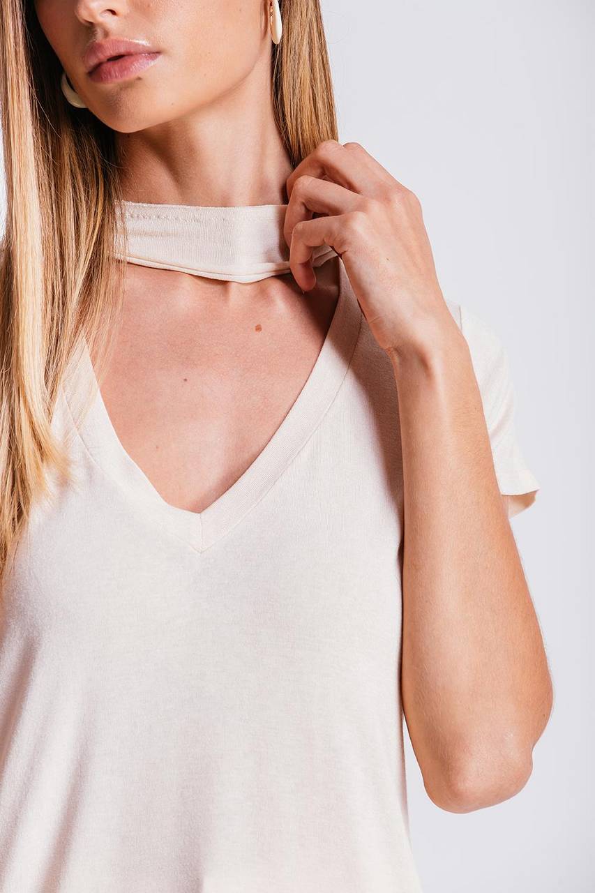 T-shirt Ana - Areia