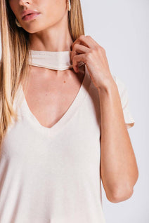 T-shirt Ana - Areia