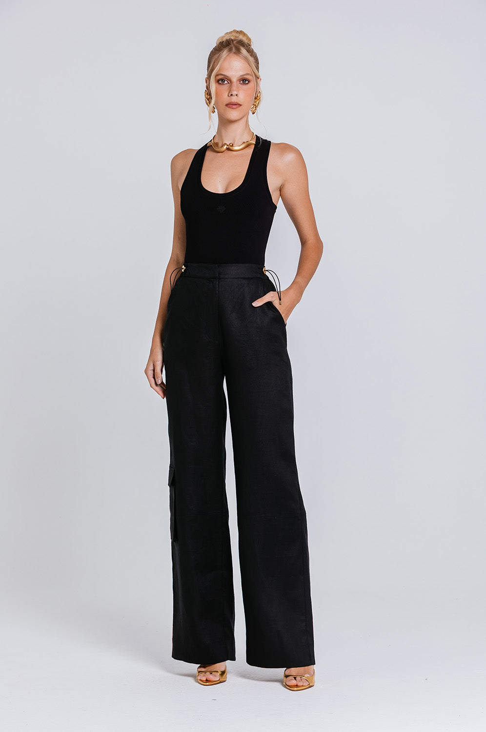 Calça Jeanne - Preto