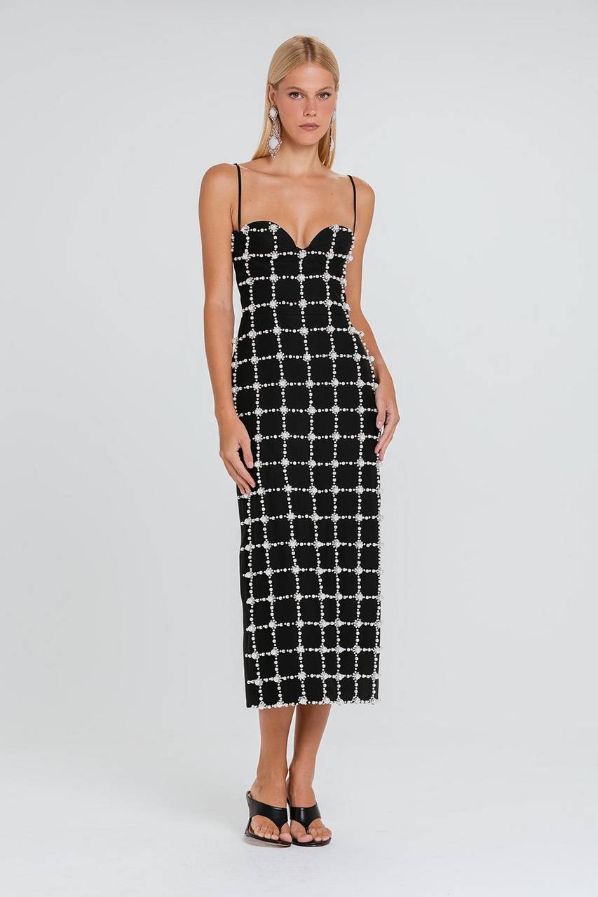 Vestido Garbo - Preto