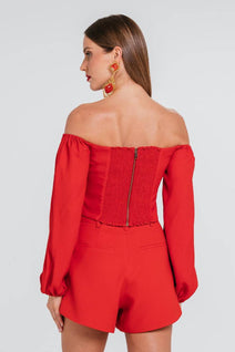 Top Mima - Rouge