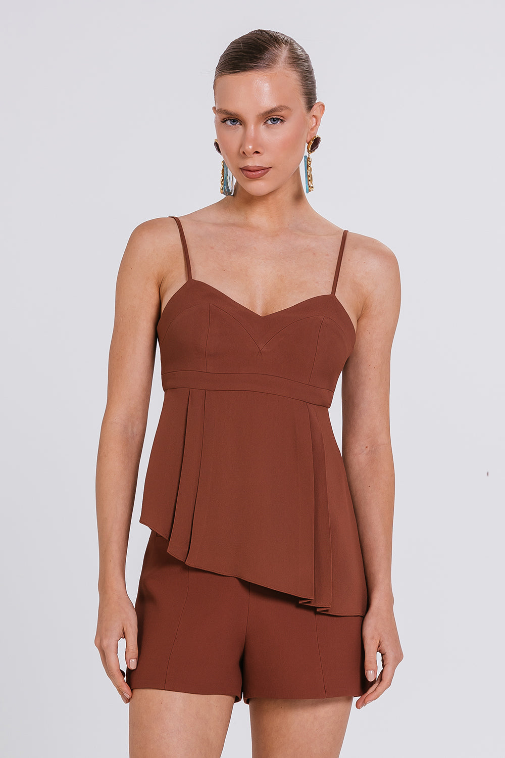 Top Andreia - Chocolate