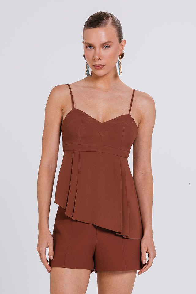 Top Andreia - Chocolate