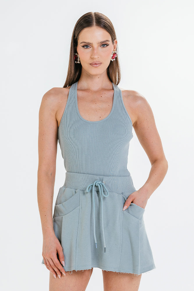 Short Saia Gorete - Sage