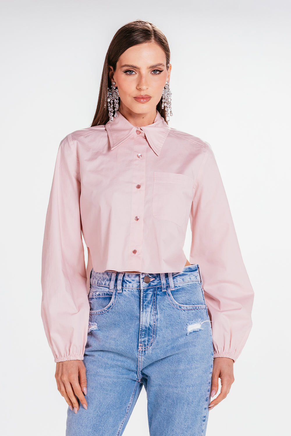 Camisa Graça - Peach