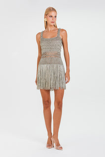 Vestido Croc - Pistache