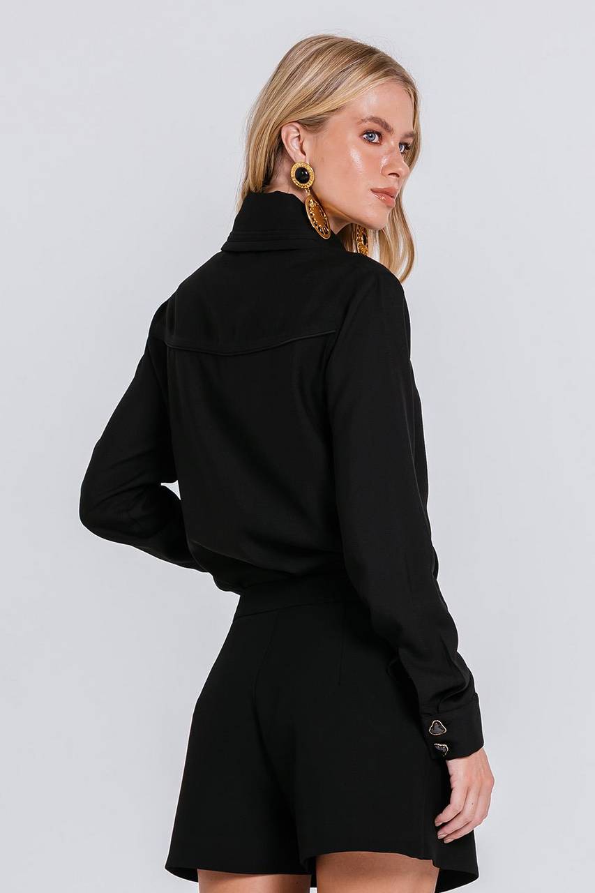 Camisa Isabela - Preto