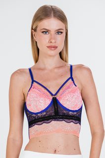 Top Serena - Marinho / Neon
