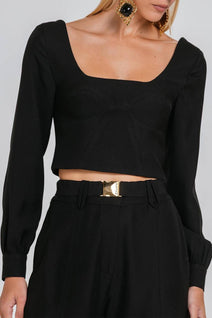 Blusa Beatrice - Preto