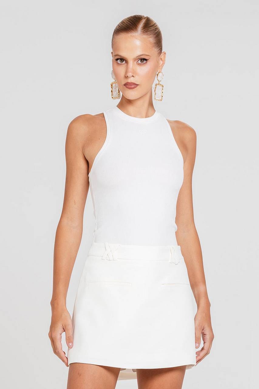Short Saia Clara - Vanilla