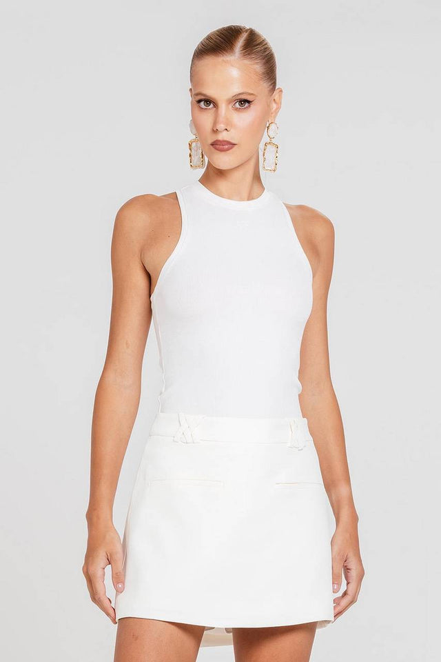 Short Saia Clara - Vanilla