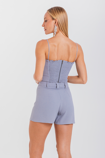 Short Saia Lucy - Gray