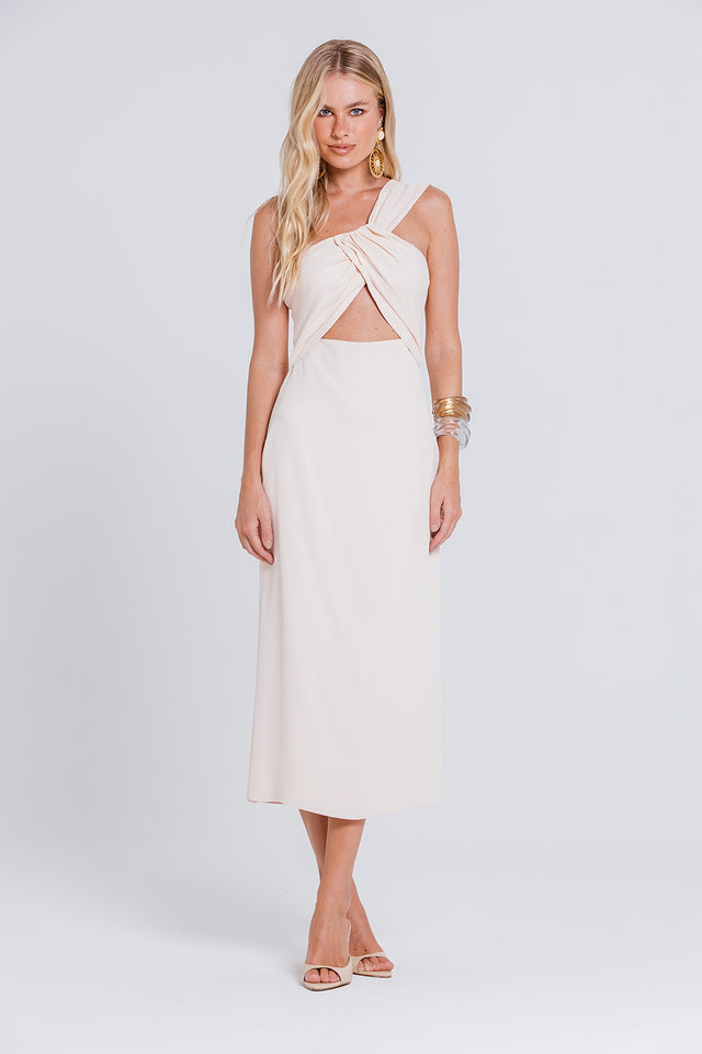 Vestido Poseidon - Areia