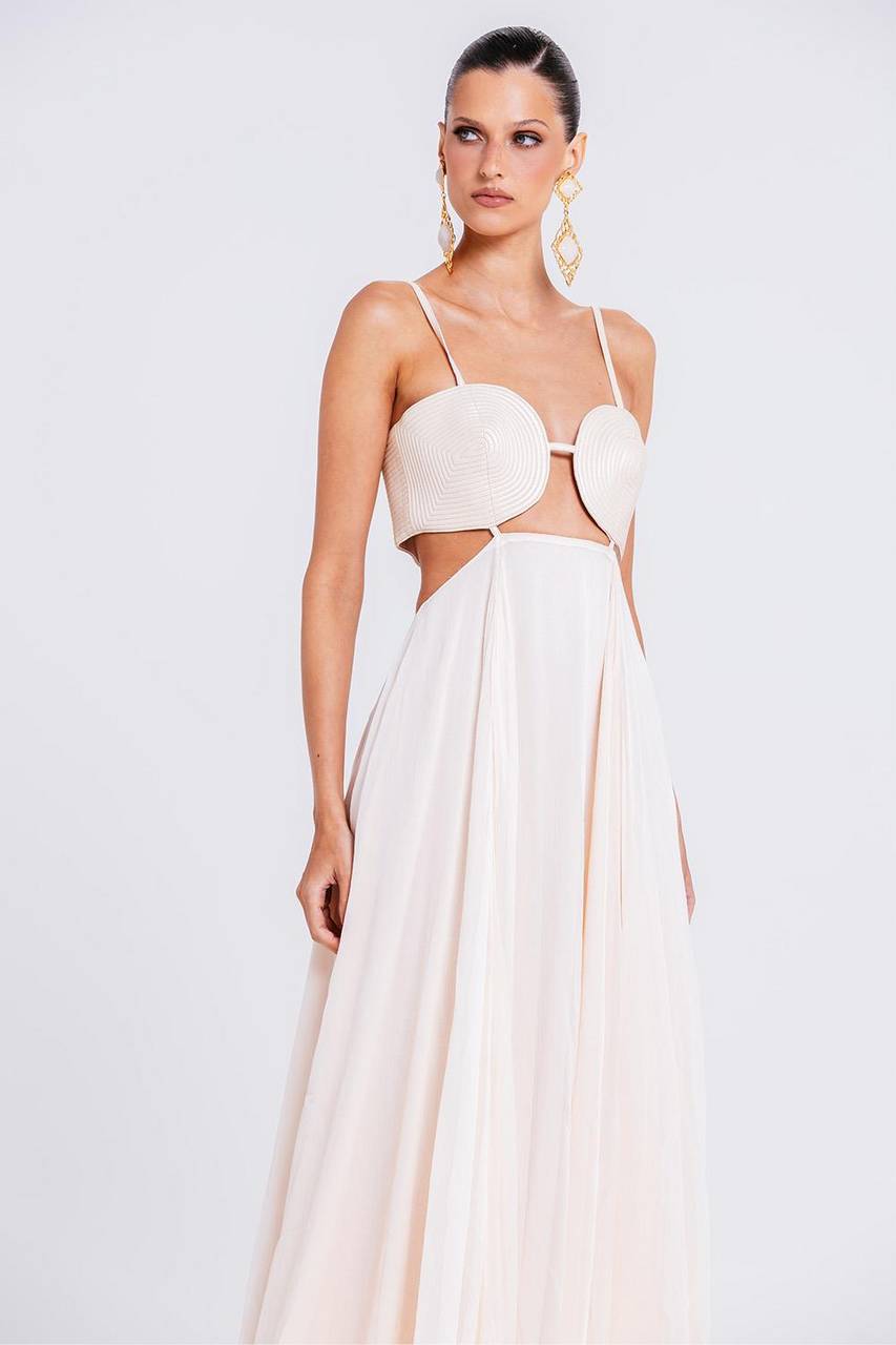 Vestido Vivara - Areia