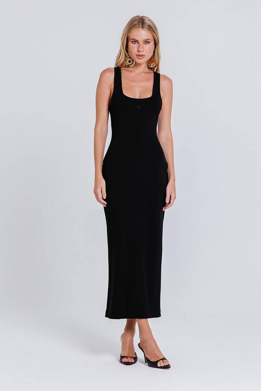Vestido Evangeline - Preto