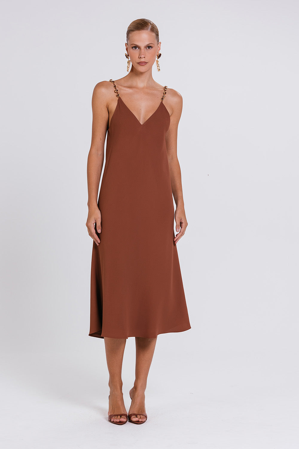 Vestido Ivete - Chocolate