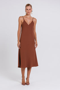 Vestido Ivete - Chocolate