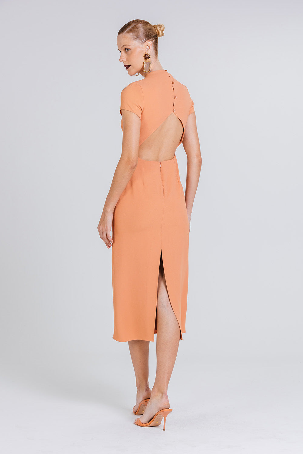 Vestido Leandra - Terracota