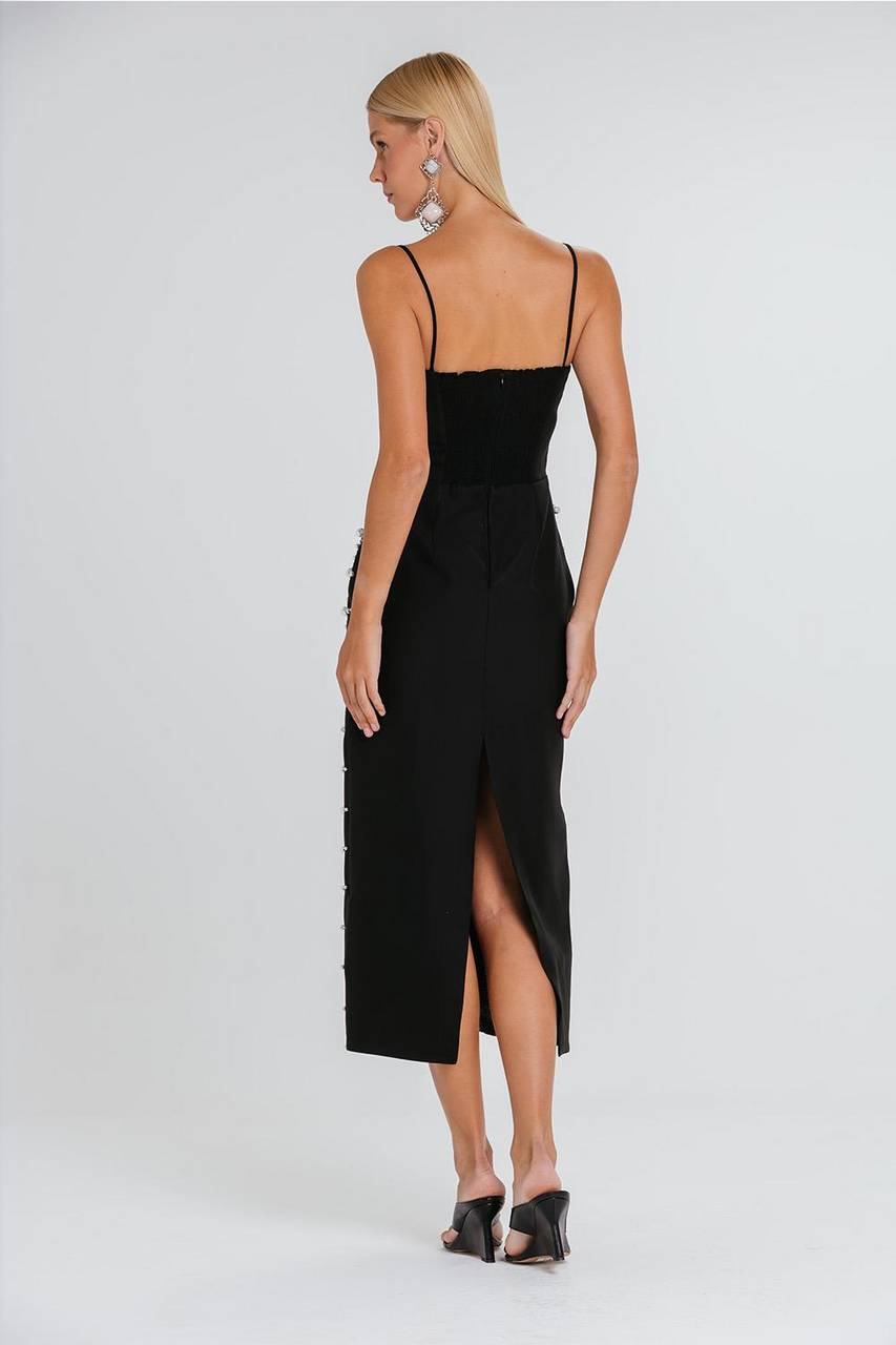 Vestido Garbo - Preto