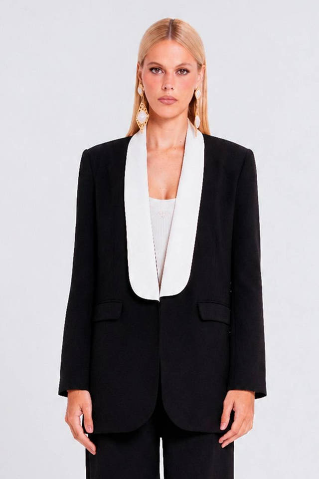 Blazer Lizie - Preto/marfim