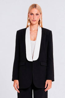 Blazer Lizie - Preto/marfim