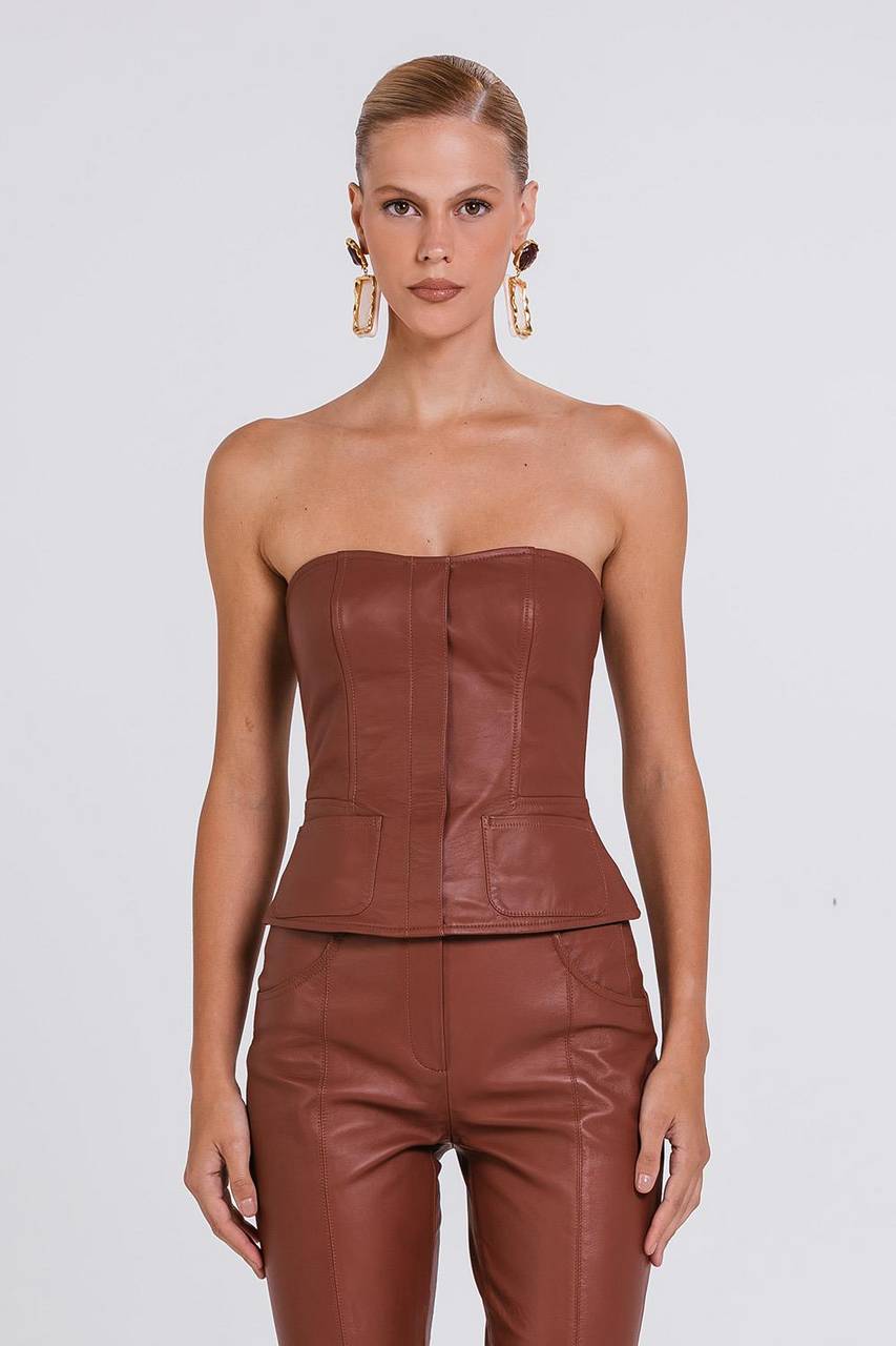 Top Elizete - Chocolate